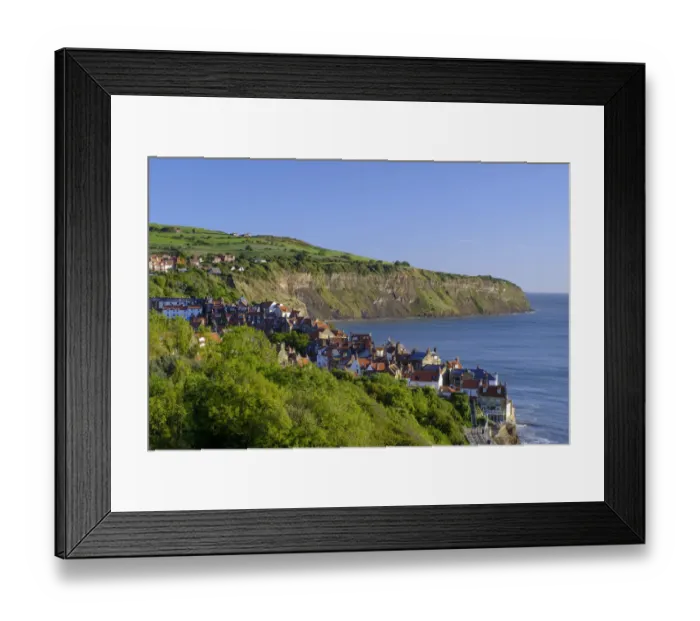 Framed Print : England, North Yorkshire, Robin Hoods Bay