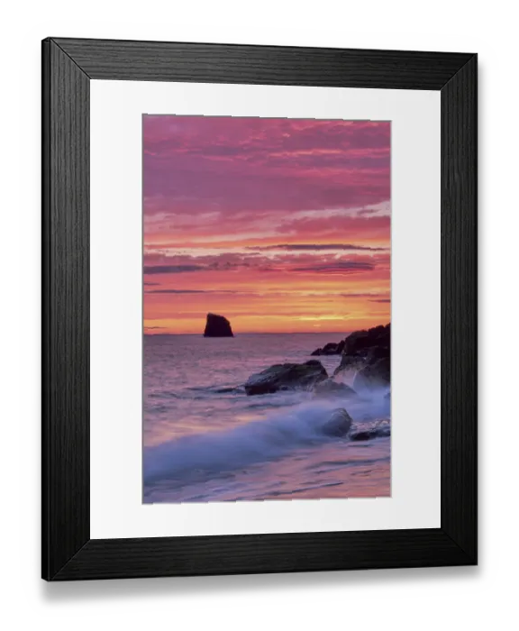 Framed Print : England, North Yorkshire, Saltwick Bay & Nab
