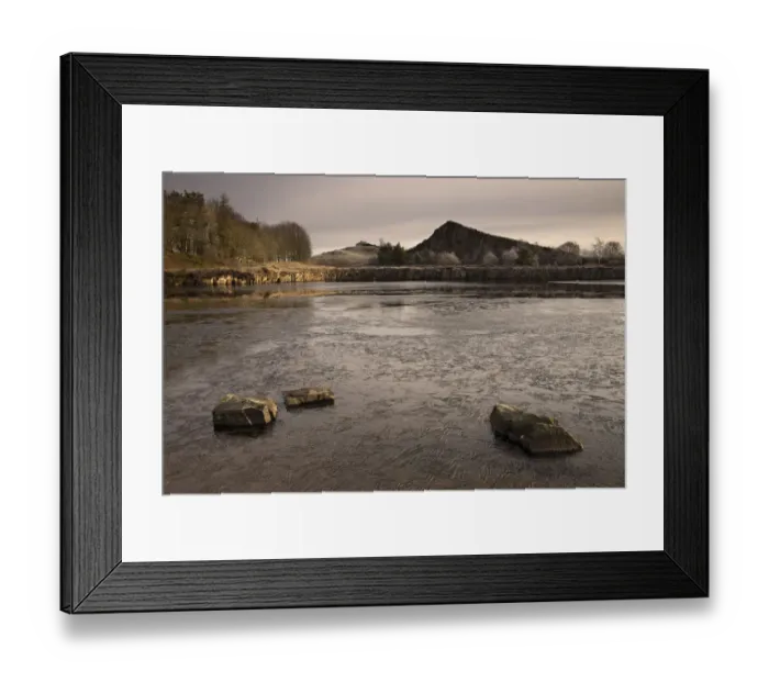 Framed Print : England, Northumberland, Hadrians Wall