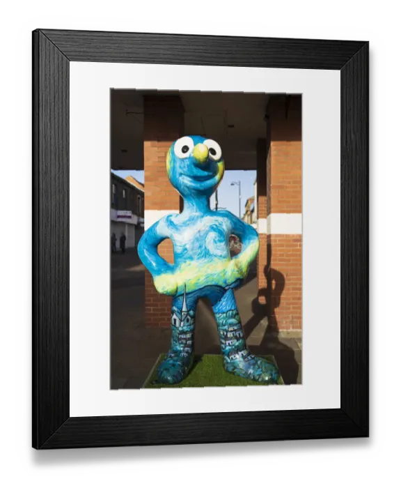 Framed Print : England, North Tyneside, Morpth of the North
