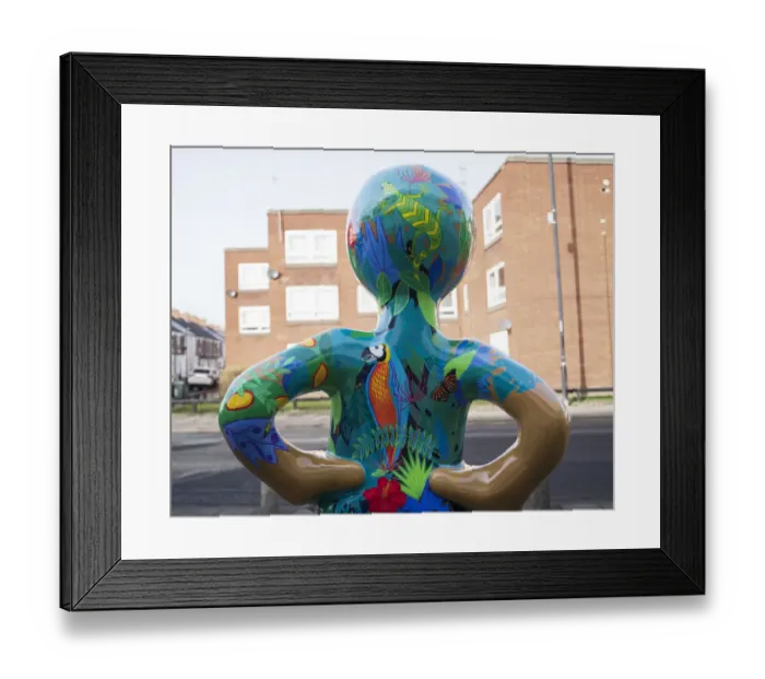 Framed Print : England, North Tyneside, Morpth of the North