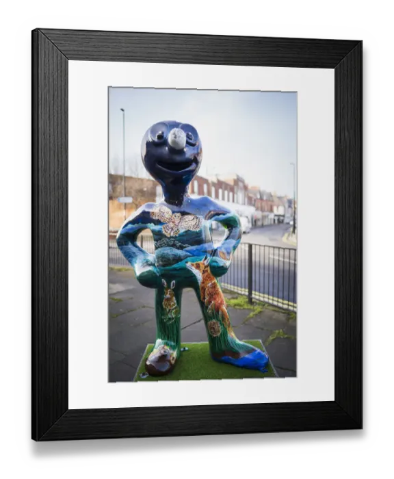 Framed Print : England, North Tyneside, Morpth of the North Framed Print : England, North Tyneside, Morpth of the North