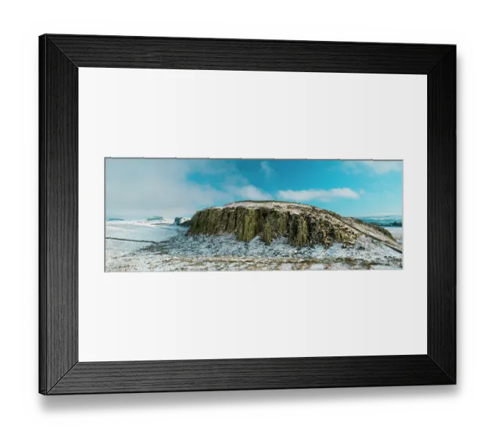 Framed Print : England, Northumberland National Park, Hadrian's Wall