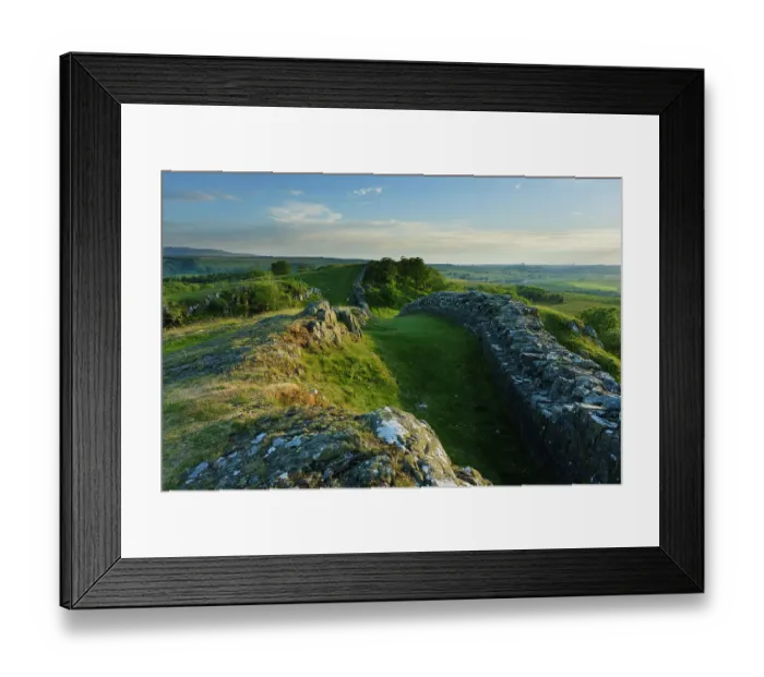 Framed Print : England, Northumberland National Park, Hadrian's Wall Framed Print : England, Northumberland National Park, Hadrian's Wall