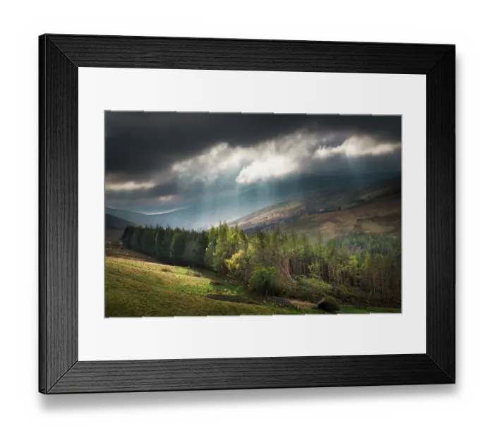 Framed Print : England, Northumberland National Park, Harthope Valley