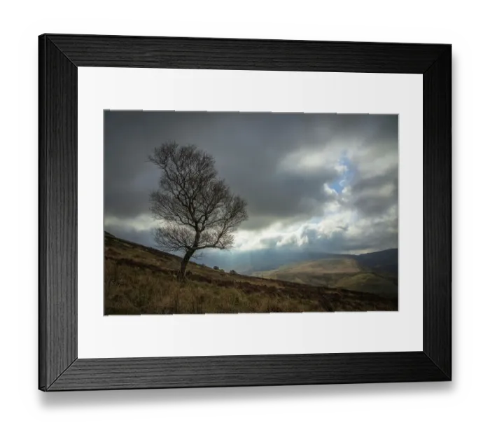 Framed Print : England, Northumberland National Park, Harthope Valley