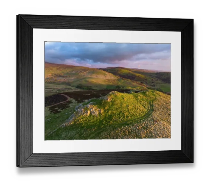 Framed Print : England, Northumberland National Park, Harthope Valley