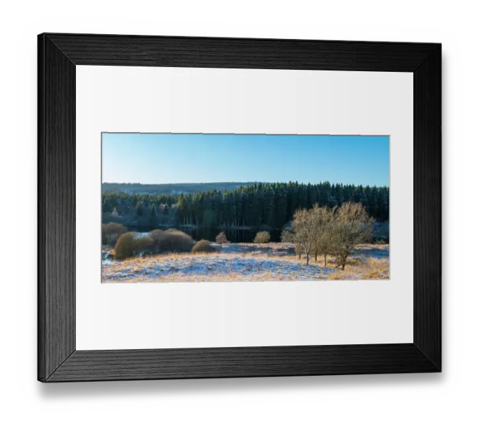 Framed Print : England, Northumberland, Kielder Water & Forest Park
