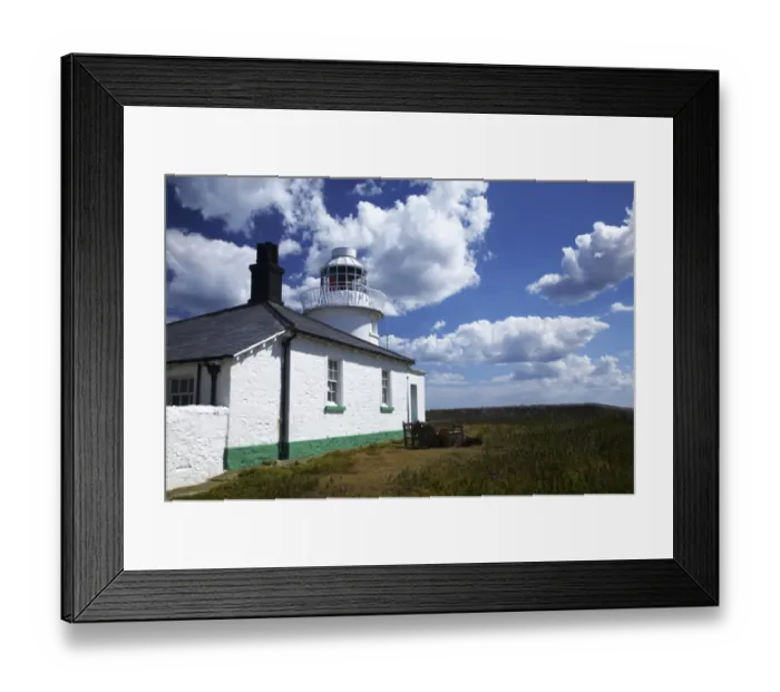 Framed Print : England Northumberland Farne Islands A lighthouse on the Farne Islands Framed Print : England Northumberland Farne Islands A lighthouse on the Farne Islands