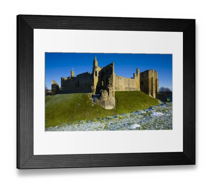 Framed Print : England, Northumberland, Warkworth Castle. Warkworth Castle (English Heritage)