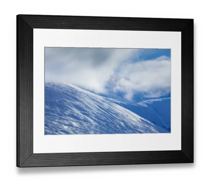 Framed Print : Scotland, Scottish Highlands, Strathconon. Clearing storm reveals the features of the mountains of Strathconon