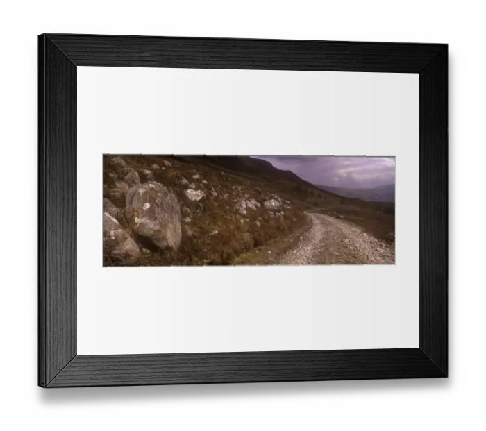 Framed Print : SCOTLAND, Scottish Highlands, West Highland Way. The well formed path found running along the stretch from Fort William