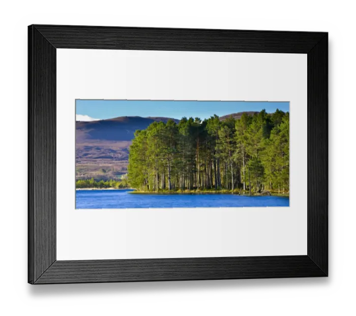 Framed Print : Scotland, Scottish Highlands, Cairngorms National Park. Loch Garten fringed by the Abernethy Forest Framed Print : Scotland, Scottish Highlands, Cairngorms National Park. Loch Garten fringed by the Abernethy Forest