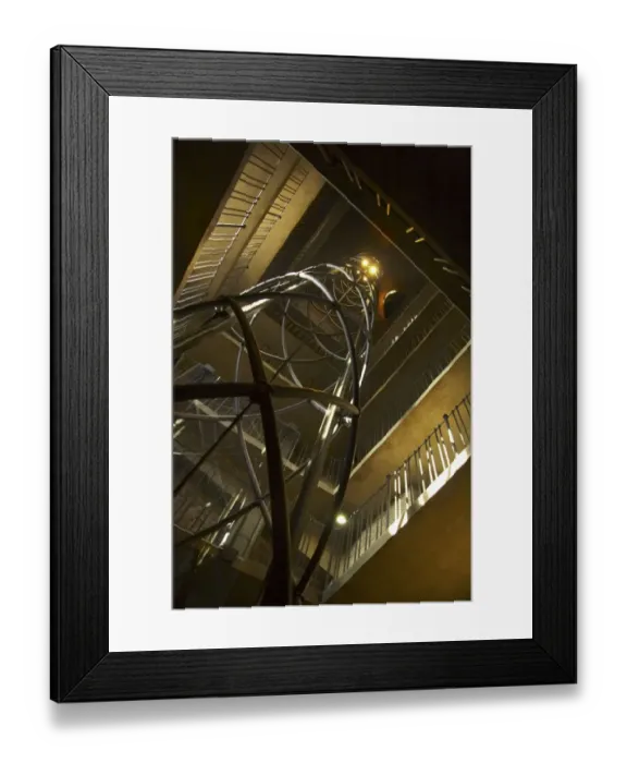 Framed Print : Czech Republic, Prague, Old Town Hall. Staircase and glass lift in the Old Town Hall Framed Print : Czech Republic, Prague, Old Town Hall. Staircase and glass lift in the Old Town Hall