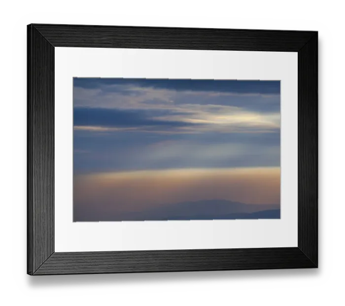 Framed Print : England, Cumbria, Lake District National Park. Mountain fog covers the hills of the western Lake District viewed from