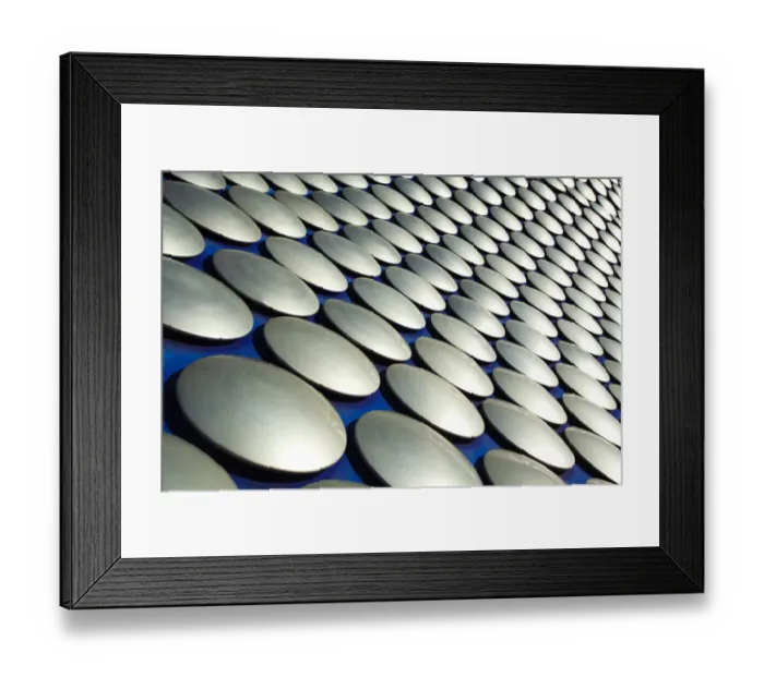 Framed Print : England, West Midlands, Birmingham. Abstract shapes of the modern Selfridges building
