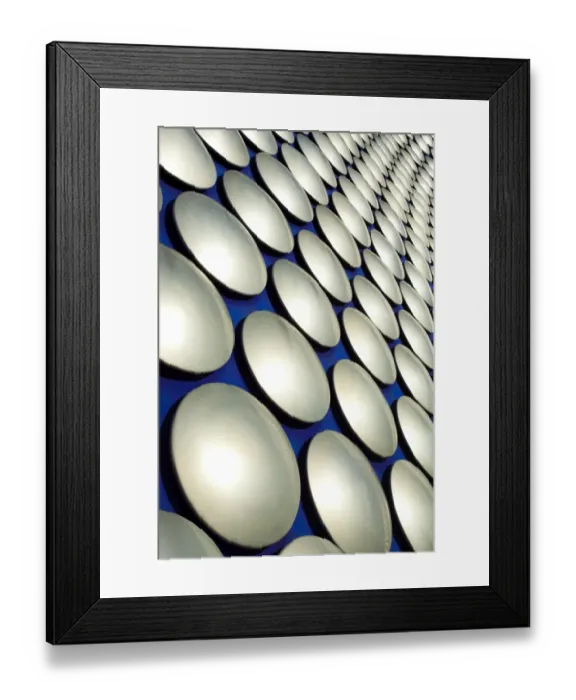 Framed Print : England, West Midlands, Birmingham. Abstract shapes of the modern Selfridges building Framed Print : England, West Midlands, Birmingham. Abstract shapes of the modern Selfridges building