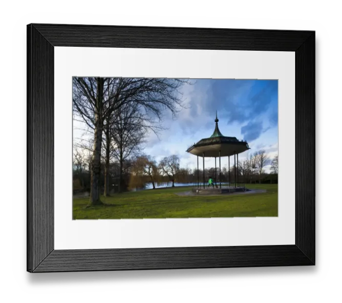 Framed Print : England, London, Regents Park. The Bandstand in the grounds of The Regents Park