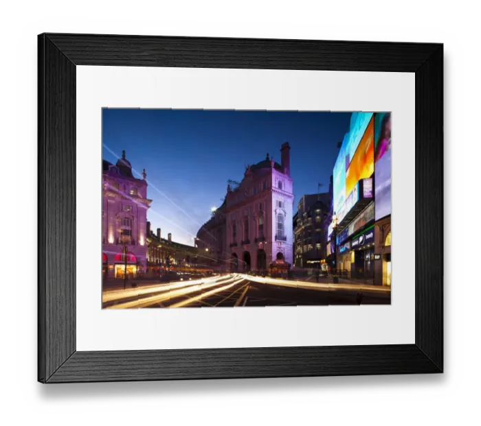 Framed Print : England, London, Piccadilly Circus. Piccadilly Circus located in the Londons West End in the City Framed Print : England, London, Piccadilly Circus. Piccadilly Circus located in the Londons West End in the City