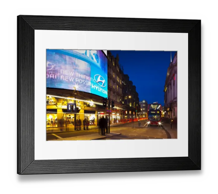 Framed Print : England, London, Piccadilly Circus. Piccadilly Circus located in the Londons West End in the City Framed Print : England, London, Piccadilly Circus. Piccadilly Circus located in the Londons West End in the City