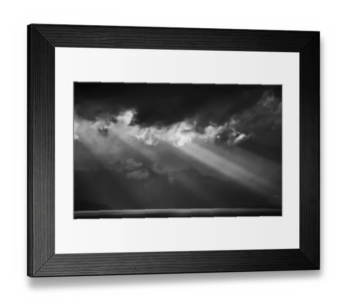 Framed Print : Milford Storm