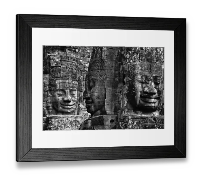 Framed Print : Stone Face
