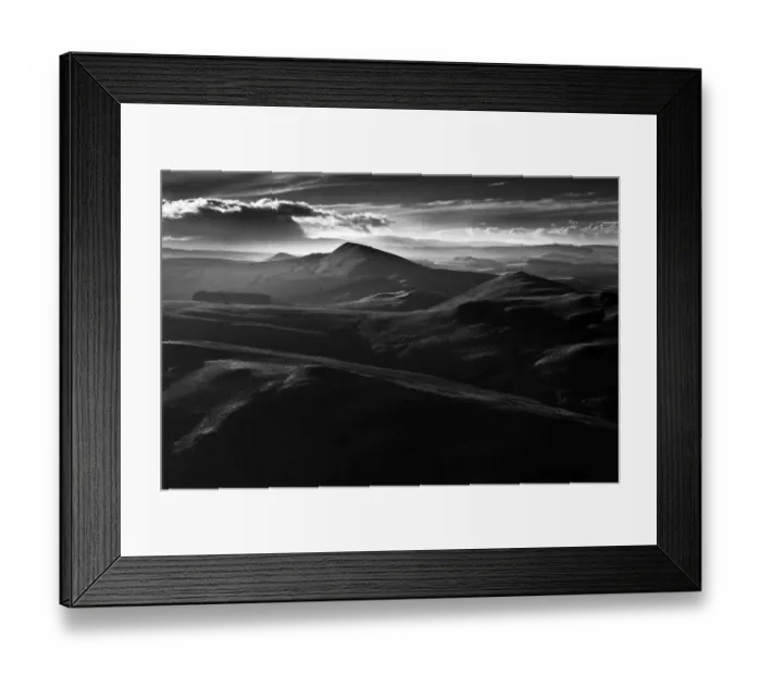 Framed Print : Black Light