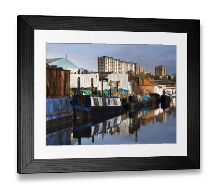 Framed Print : England, West Midlands, Stourbridge Canal