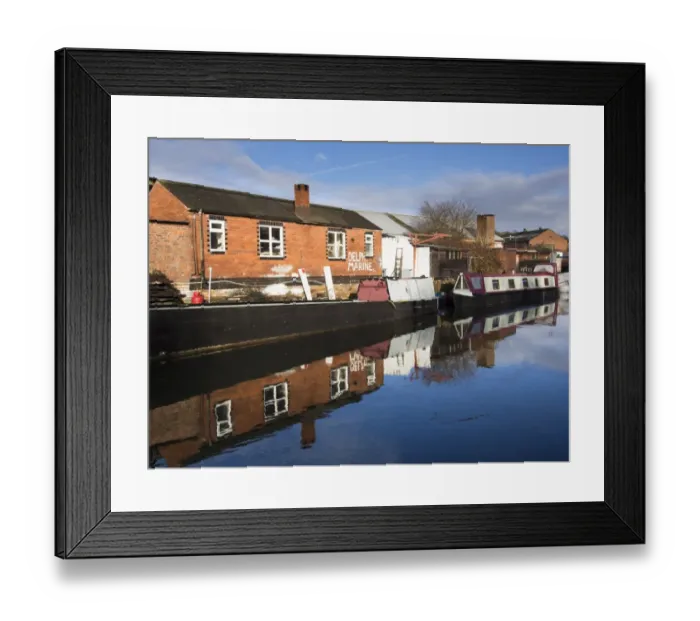 Framed Print : England, West Midlands, Stourbridge Canal