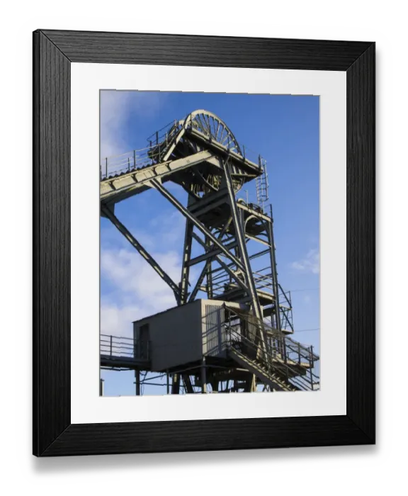 Framed Print : England, Northumberland, Woodhorn Colliery Museum