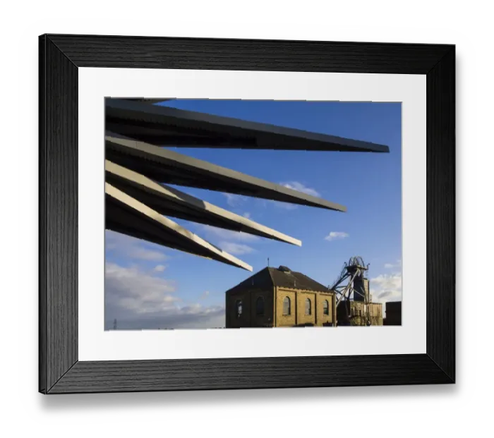 Framed Print : England, Northumberland, Woodhorn Colliery Mining Museum