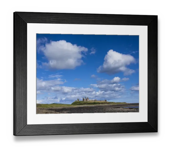 Framed Print : England, Northumberland, Dunstanburgh Castle