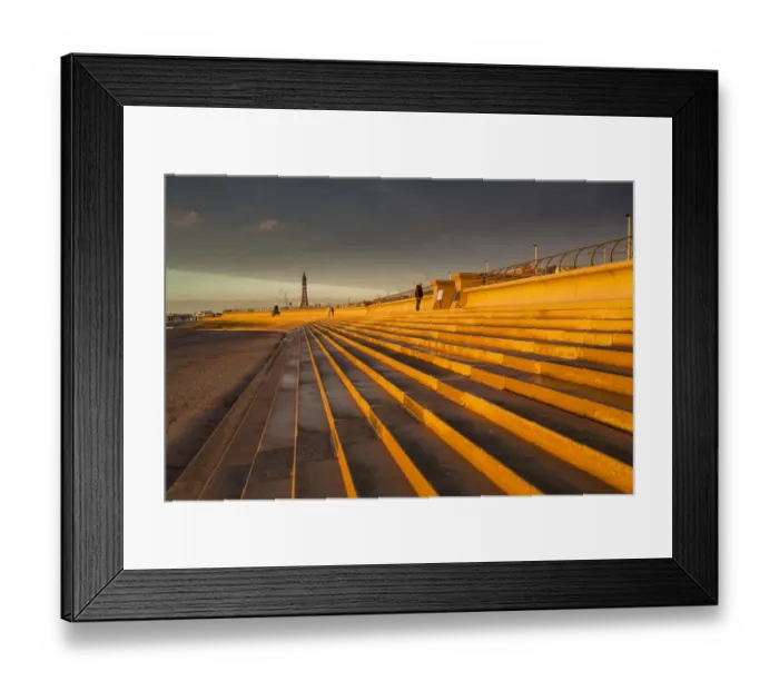 Framed Print : England, Lancashire, Blackpool