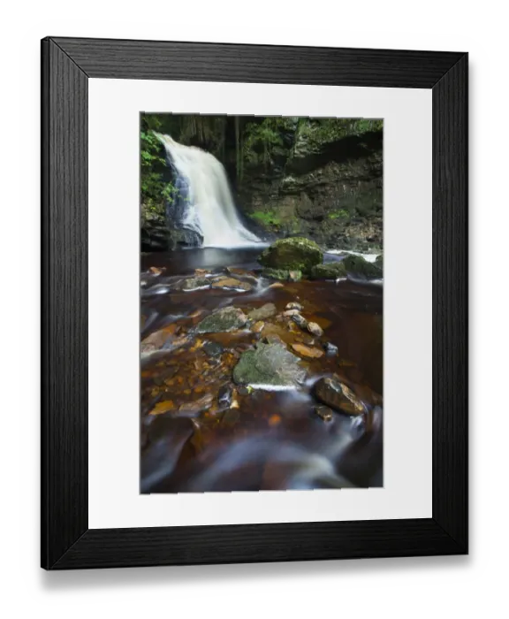 Framed Print : England, Northumberland, Hareshaw Linn