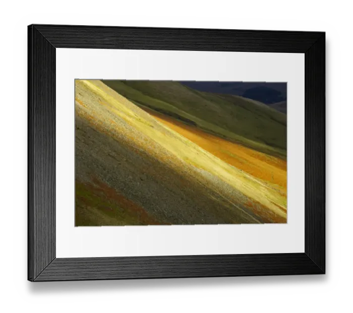 Framed Print : England, Cumbria, Yorkshire Dales National Park. A shaft of light illuminates the hills of the park