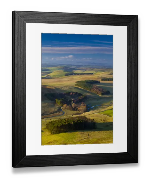 Framed Print : Scotland, Scottish Borders, Dere Street Roman Road