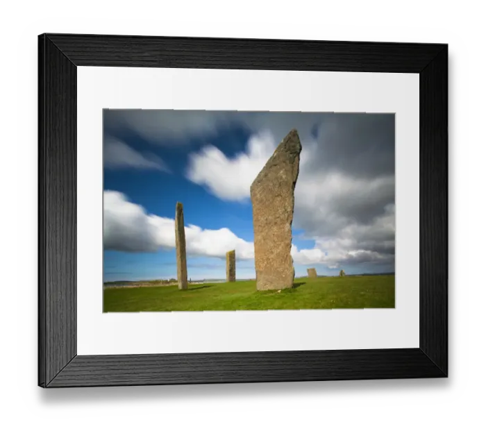 Framed Print : Scotland, Orkney Islands, Standing Stones of Stenness