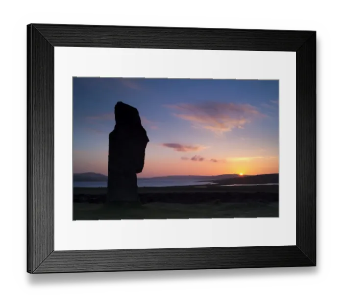 Framed Print : Scotland, Orkney Islands, The Ring of Brodgar Framed Print : Scotland, Orkney Islands, The Ring of Brodgar