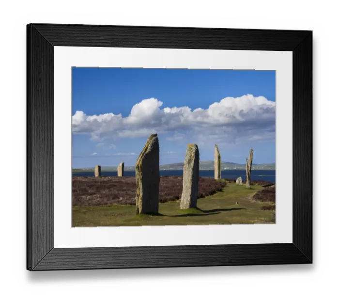 Framed Print : Scotland, Orkney Islands, The Ring of Brodgar