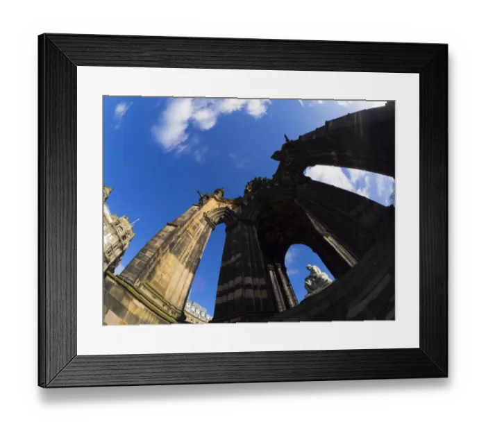 Framed Print : Scotland, Edinburgh, Princes Street Gradens