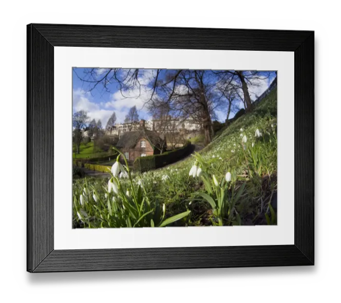 Framed Print : Scotland, Edinburgh, Princes Street Gradens Framed Print : Scotland, Edinburgh, Princes Street Gradens