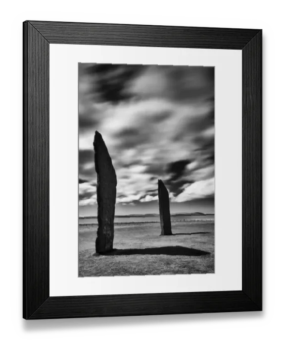 Framed Print : Scotland, Orkney Islands, Standing Stones of Stenness