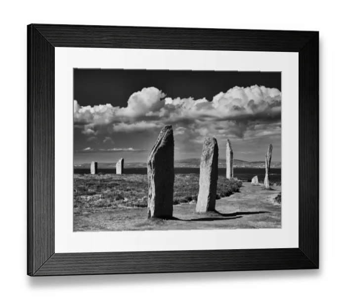 Framed Print : Scotland, Orkney Islands, The Ring of Brodgar Framed Print : Scotland, Orkney Islands, The Ring of Brodgar