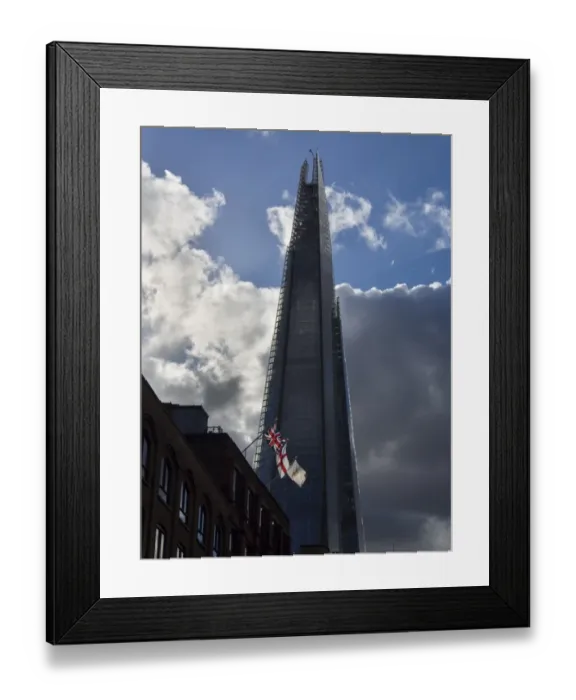 Framed Print : England, Greater London, London Bridge Quater, The Shard