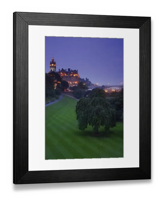 Framed Print : Scotland, Edinburgh, Princes Street Gardens