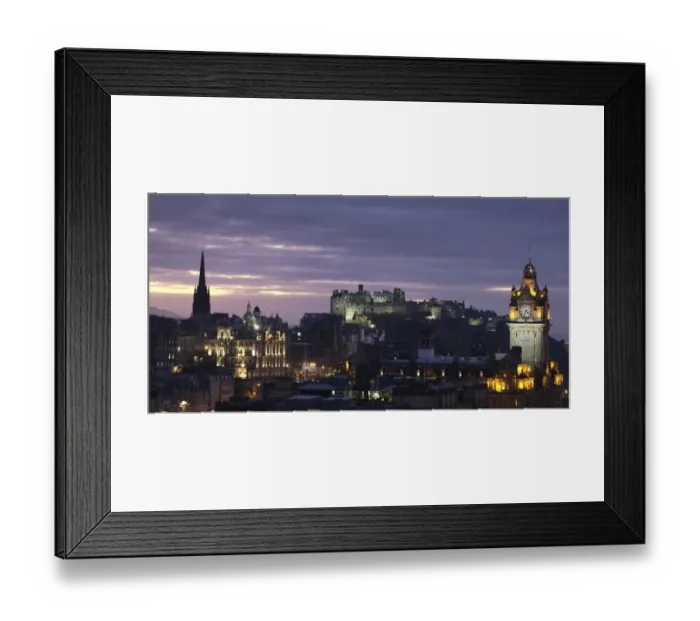 Framed Print : Scotland, Edinburgh, Edinburgh Skyline Framed Print : Scotland, Edinburgh, Edinburgh Skyline