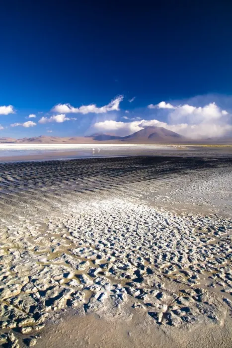 Framed Print : Bolivia, Southern Altiplano, Laguna Colorada. The dramatic other world landscape of the Laguna Coloroda otherwise know as Framed Print : Bolivia, Southern Altiplano, Laguna Colorada. The dramatic other world landscape of the Laguna Coloroda otherwise know as