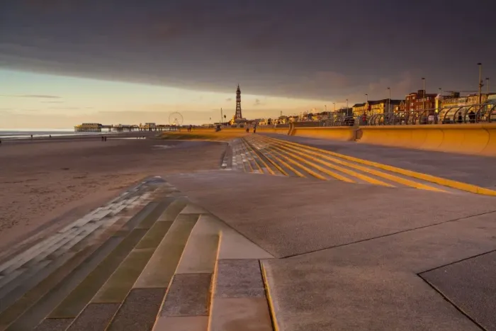 Framed Print : England, Lancashire, Blackpool