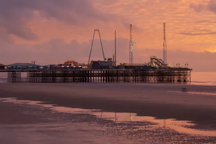 Framed Print : England, Lancashire, Blackpool