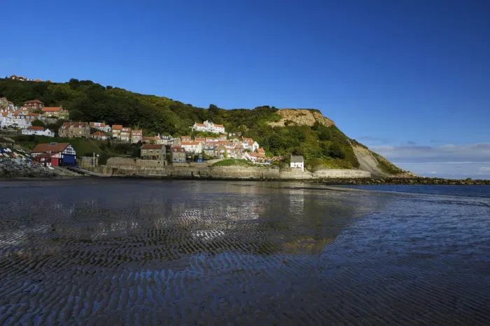 Framed Print : England, North Yorkshire, Runswick Bay
